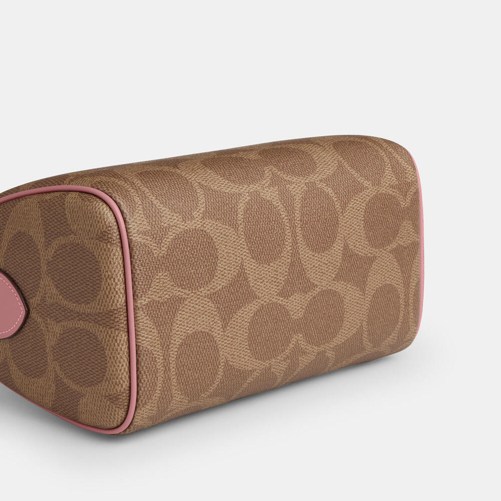 Coach Rowan Satchel Bag In Maxi Signature Canvas - Picture 3 of 5